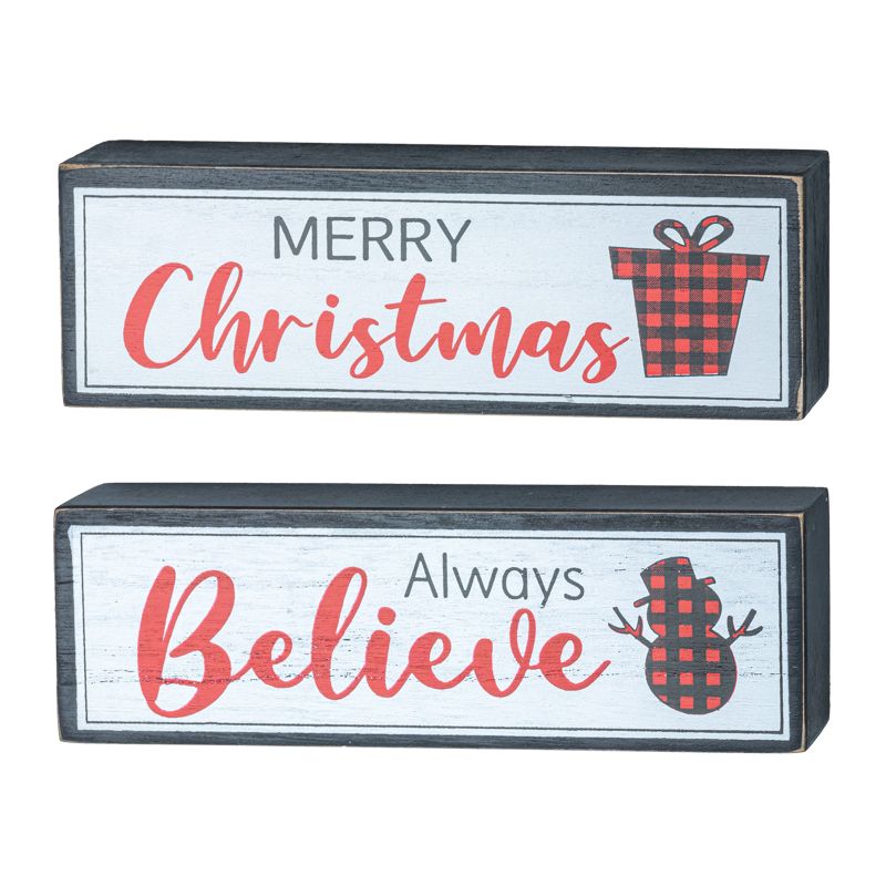 Christmas Believe Blocks