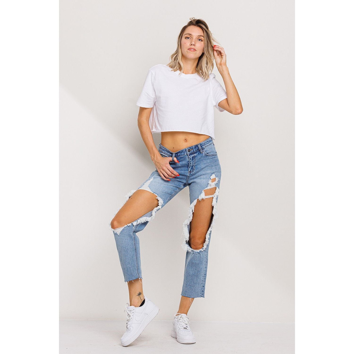 Rip Me Up Jelly Jeans Destroyed Vintage Floral