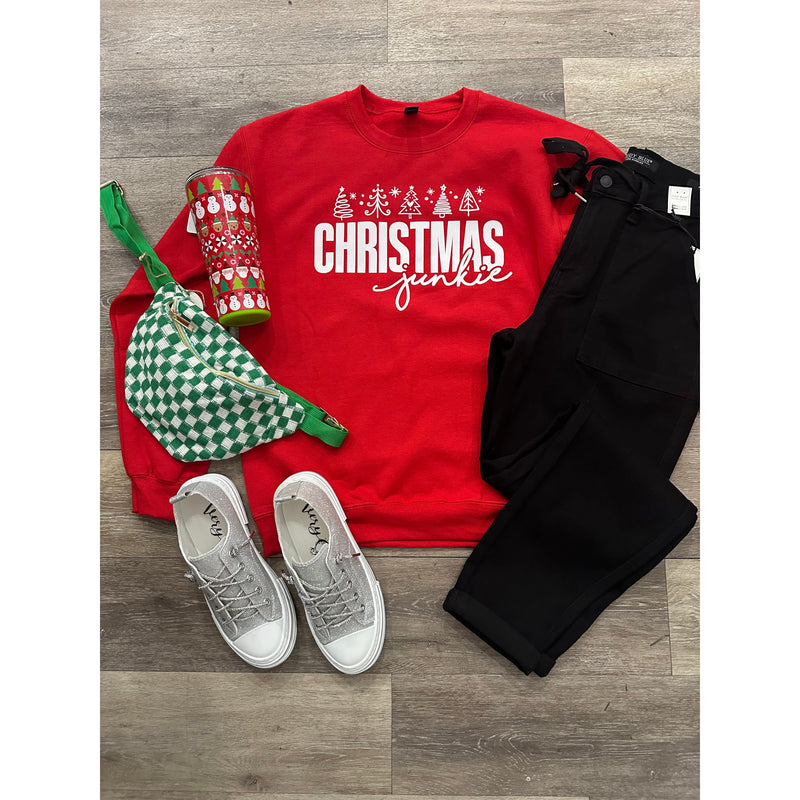 Christmas Junkie + Sweatshirt