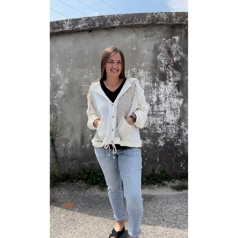 Sweet Cream + Oversized Jacket