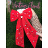 XO XO : Beaded Hair Bow