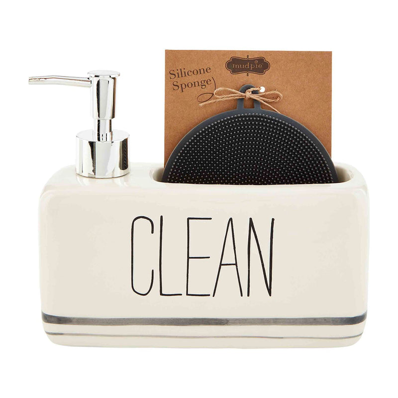 Soap Pump & Sponge Caddy Set > Mud Pie