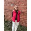 Puffer Vest + Red