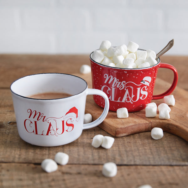 Mr. & Mrs. Claus Mugs (set)