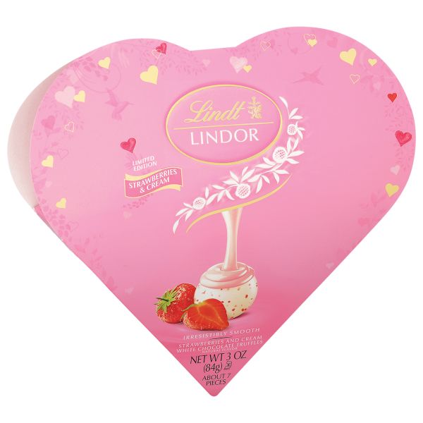 Lindt Lindor + Strawberries & Cream Truffles