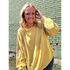 Lace Trim Yellow + Long Sleeve Top