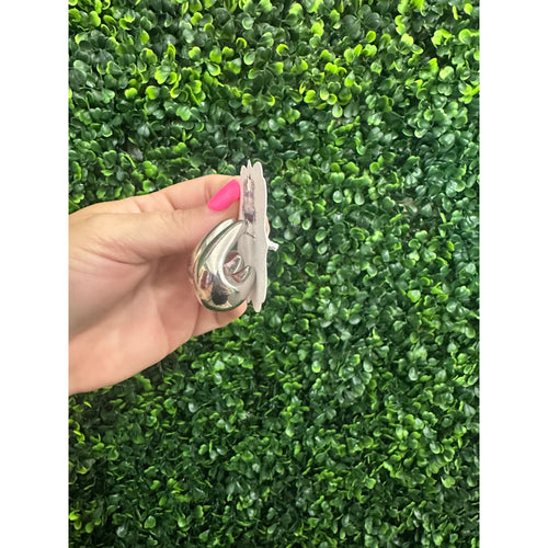 Silver Teardrop + Earrings