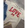 Distressed + Love & Bows Tee