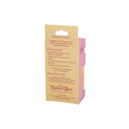 Naked Bee Vanilla Rose & Honey Pocket Pack