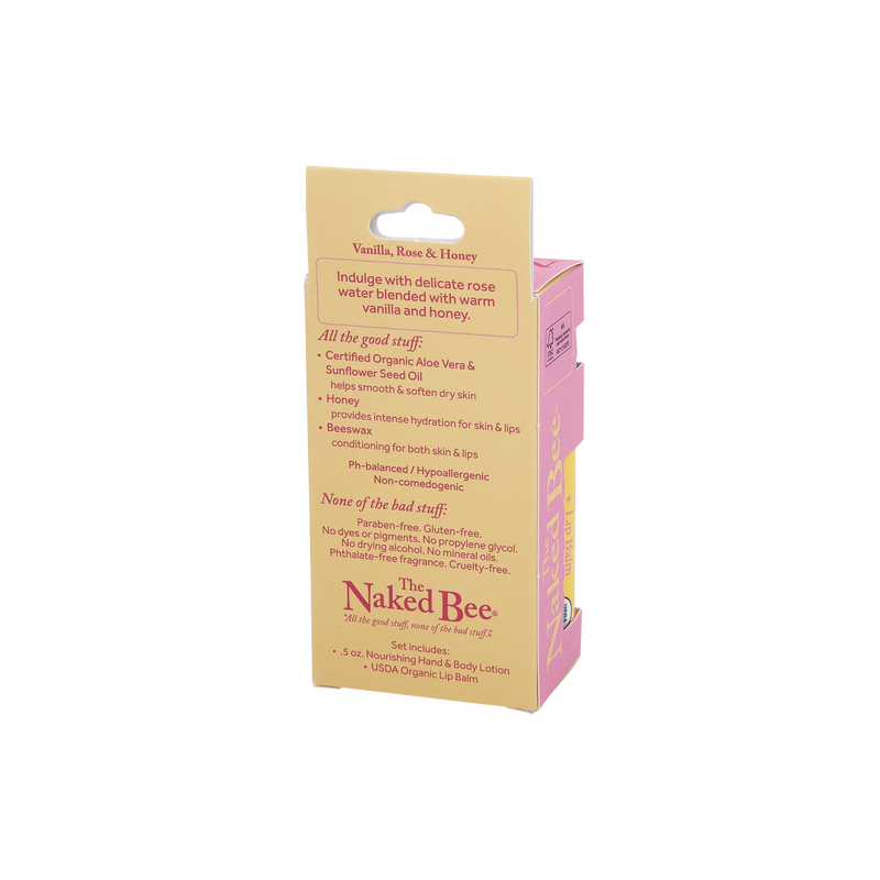 Naked Bee Vanilla Rose & Honey Pocket Pack