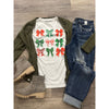 Christmas Bows + Graphic Tee