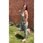 Sage Green + Judy Blue Overalls