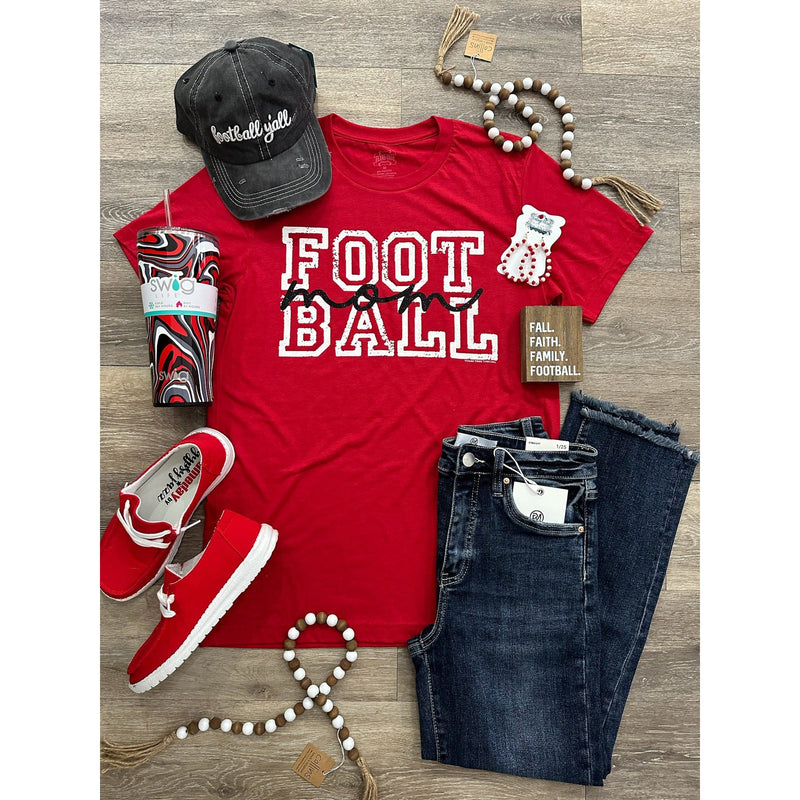 Football Mom - Red