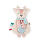 Holiday Itzy Lovey™ Plush + Teether Toy: Pink Reindeer