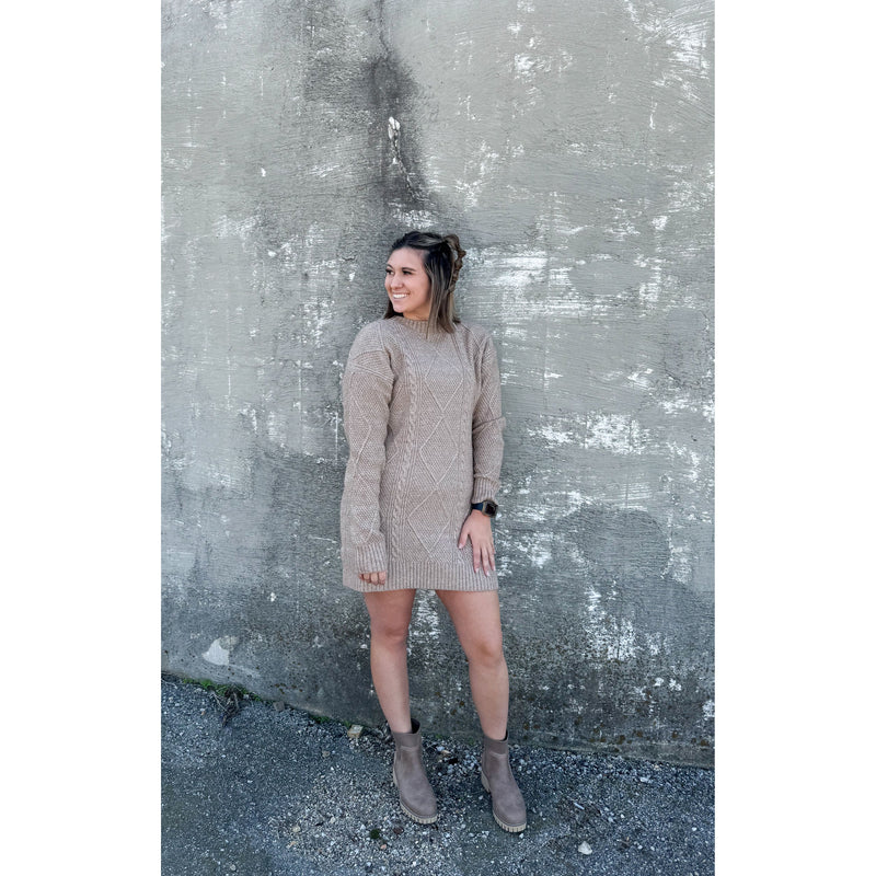 Cozy Chic Cable Knit + Dress