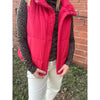 Puffer Vest + Red