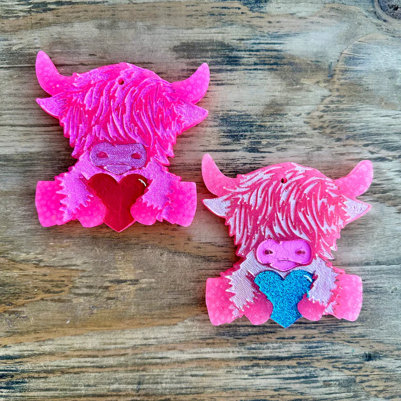 Valentines Highland Cow + Freshie