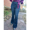 Judy Blue Flared Jeans + High Waisted
