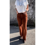 Pumpkin Spice + Judy Blue Retro Wide Jeans