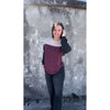 Burgundy Ribbed + Top