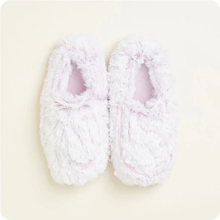 Marshmallow Lavender Slippers :: Warmies.