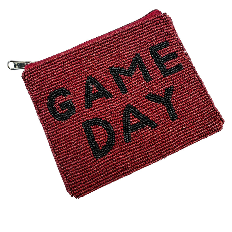 GAMEDAY + Beaded Coin Purse