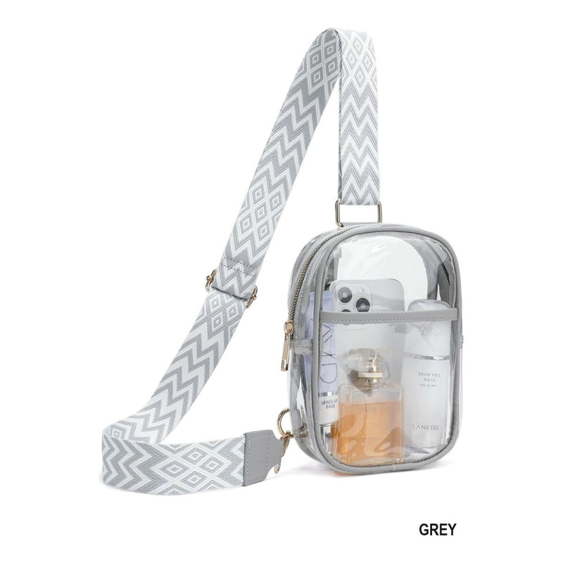 Clear Sling Bag with Strap