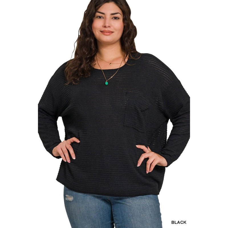 CURVY Dropping in HOT + Long Sleeve Top