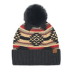 C.C Beanie Aztec Beanie w/Pom