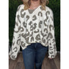 Beige Leopard + Sweater