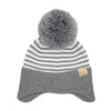 KIDS Striped Earflap / C.C Beanie