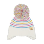 KIDS Striped Earflap / C.C Beanie