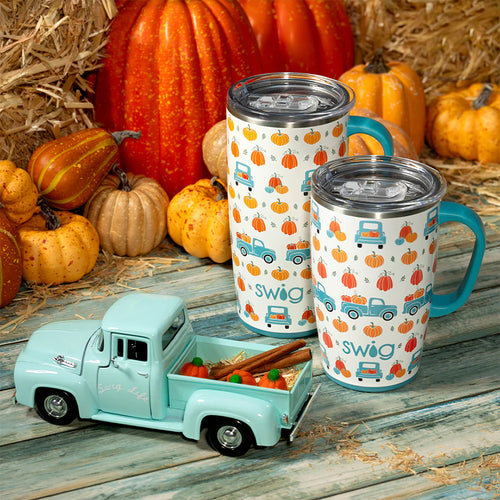 Pumpkin Patch Swig {TRAVEL MUG} -18 oz