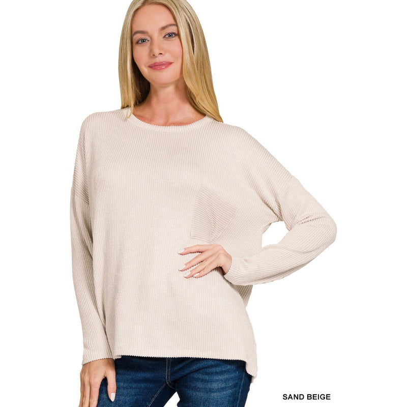 Ribbed Long Sleeve {Oversized} + Top