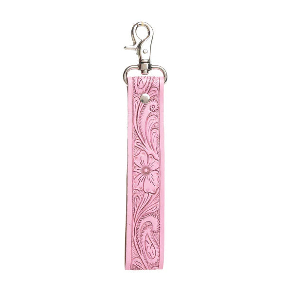 Myra : Blooming Meadow Key Fob in Pink