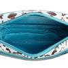 Myra : Tilla's Mine Trail Shoulder Bag in Turquoise & Black