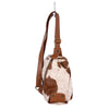 Myra : Robnette Ranch Fanny-Pack Bag Caramel & White