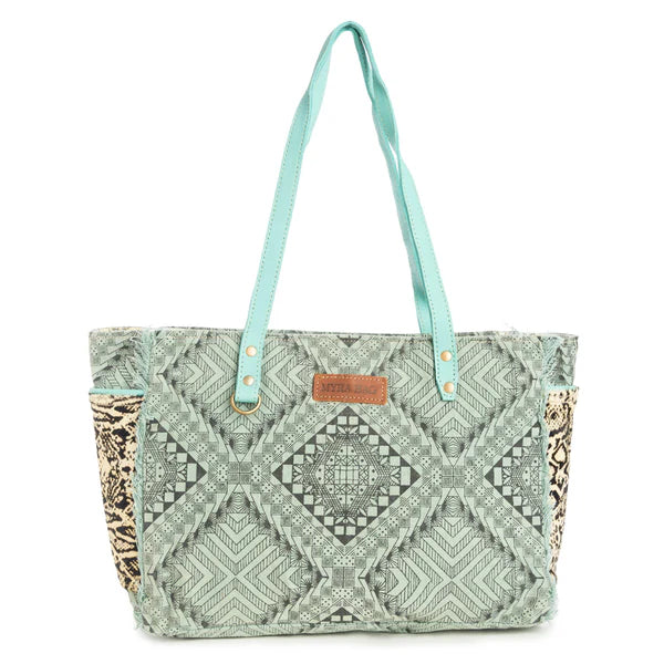 Myra : Bohemian Breeze Small Bag in Sage