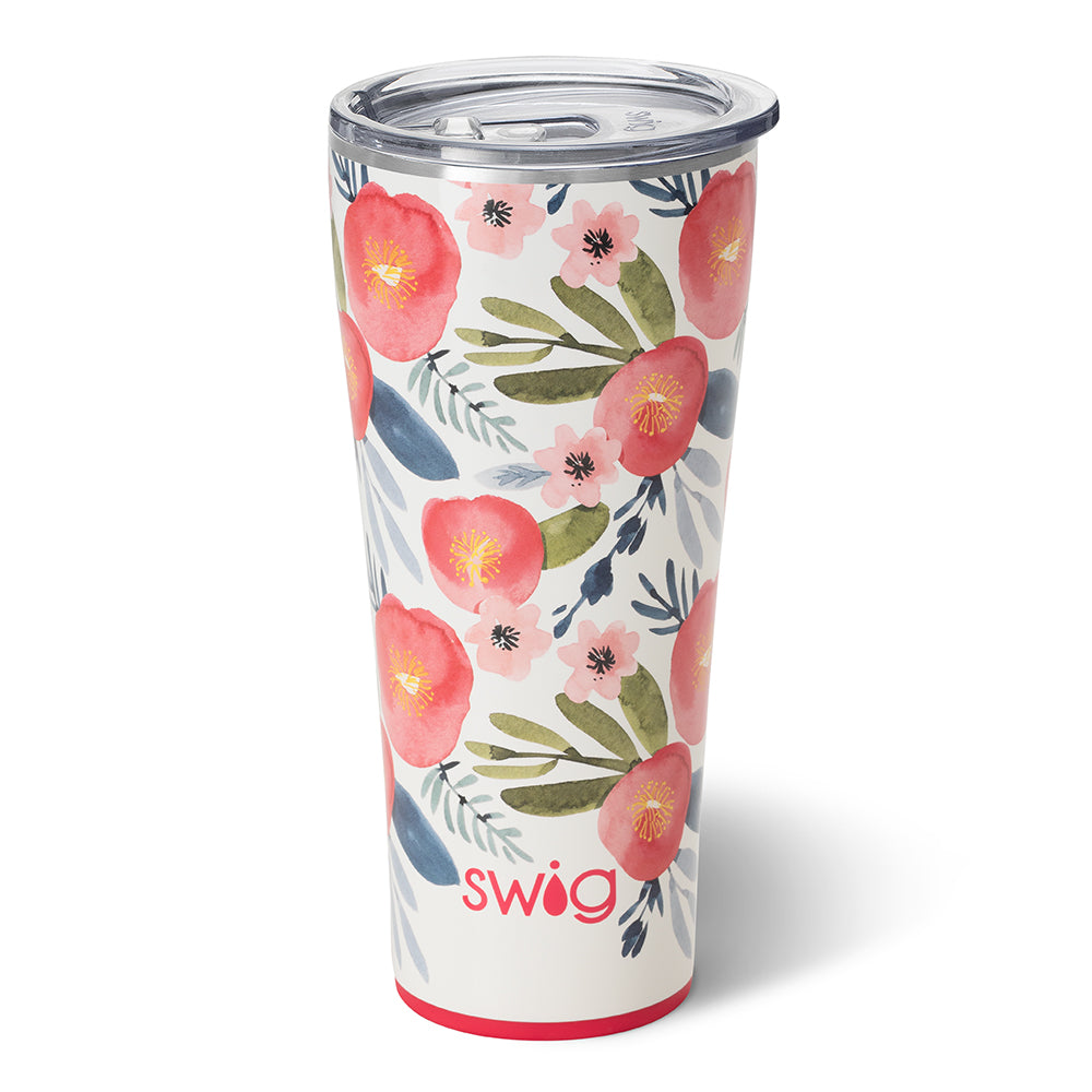 Cherry Blossom Pattern Tumbler - Anti-Slip 304 Stainless Steel