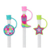 Disco Cowgirl Straw Topper Set