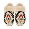 C.C BEANIE AZTEC Print Faux Fur Slippers