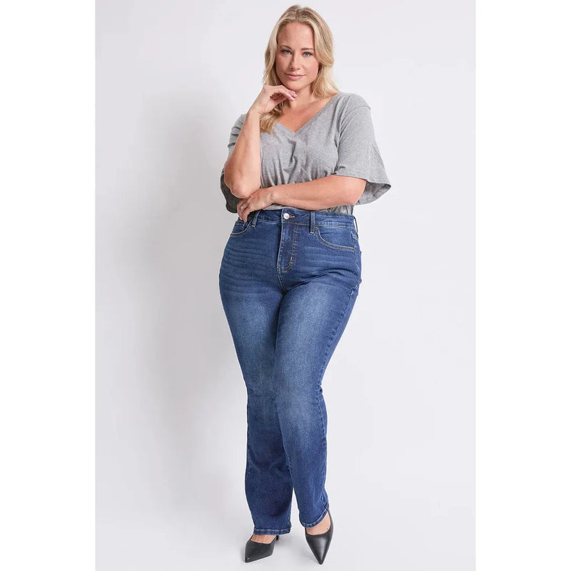 RFM CURVY High Rise Slim Bootcut Jeans