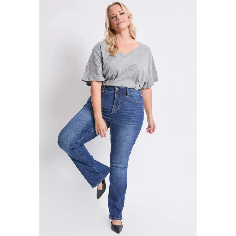 RFM CURVY High Rise Slim Bootcut Jeans