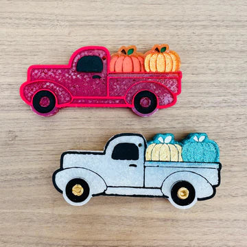 Fall Pumpkin Truck + Car Freshie