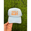 Take it Easy Trucker Hat - Blue