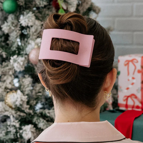 Merry Pinkmas Rectangle : TELETIES Hair Clip