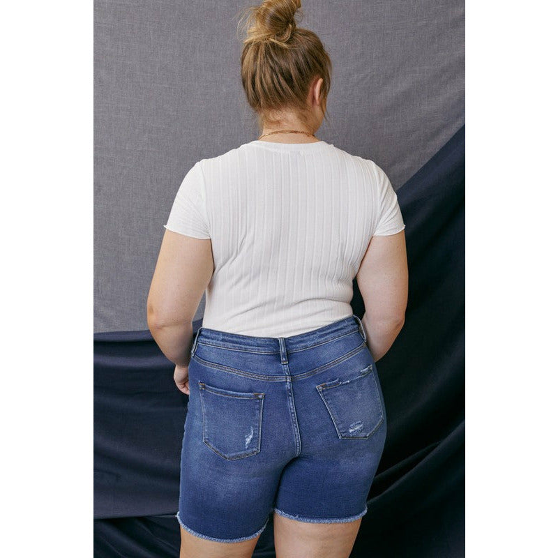 CURVY:: High Rise BUTTONFLY  || KANCAN Shorts