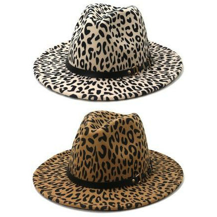 LEO' Leopard + Panama Hat