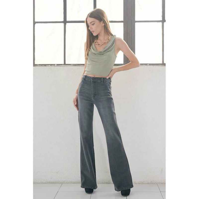 HOLLY { ULTRA High Rise } Slim Flare {KANCAN}