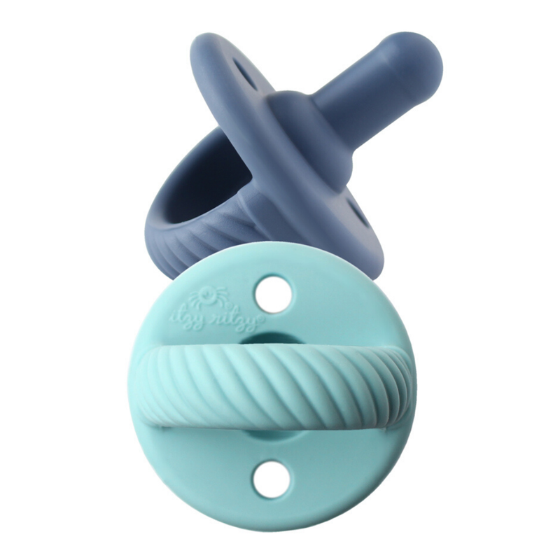 Sweetie Soother™ Pacifier : Robin Egg/Navy